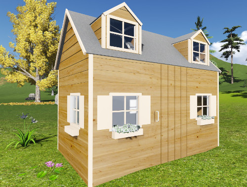 Plan Cabane Enfant-15 Cabanes À Construire Soi-Même! tout Plan De Cabanon En Pdf