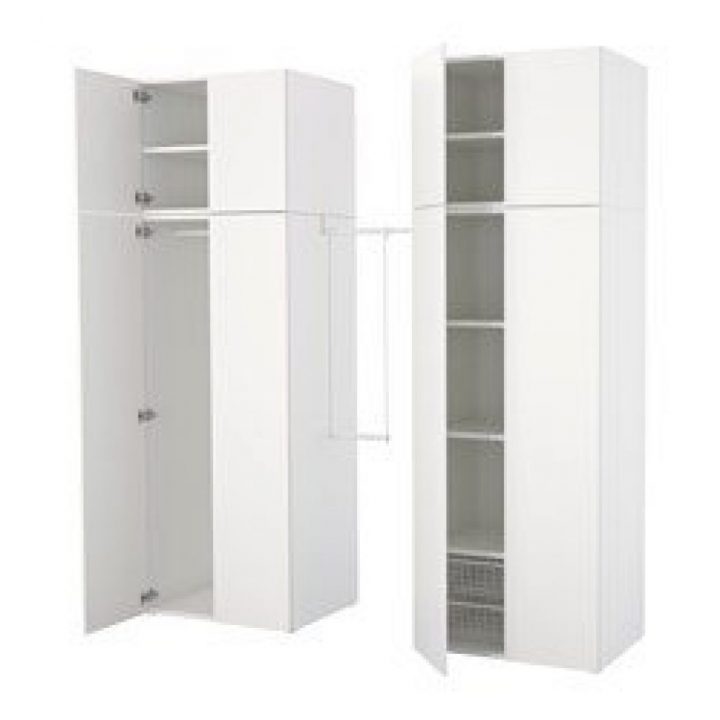 Platsa Armoire-Penderie Blanc, Fonnes Blanc – Ikeapedia à Notice Montage Penderie