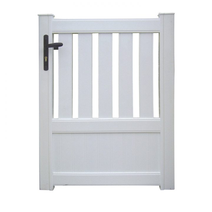 Portillon Battant Naterial Penmarch L.100 X H.135 Cm, Blanc | Leroy Merlin encequiconcerne Pvc 100 Leroy Merlin