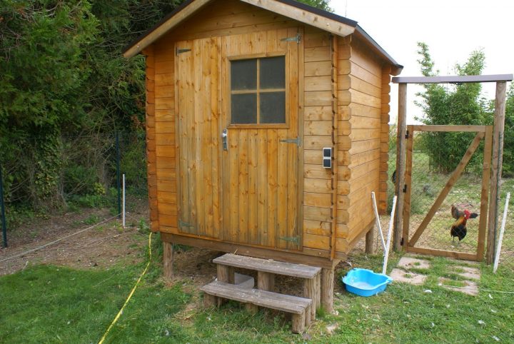 Poulailler Dans Abri De Jardin – Chicken Coops encequiconcerne Plan De Cabanon En Pdf