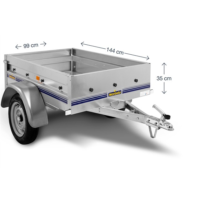 Remorque Moto Norauto Premium 115 avec Norauto Chassis