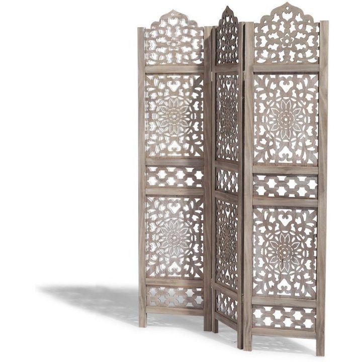 Rideau De Porte Bambou Gifi dedans Centrakor Rideaux Chenille