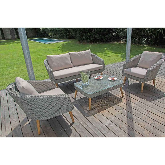 Salon De Jardin 4 Places Riviera destiné Salon De Jardin 4 Places Centrakor