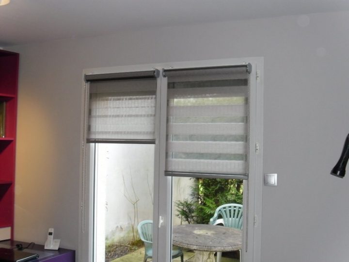 Stores Jour/Nuit Sur Fenetres Pvc – Apl Textiles destiné Store Jour Et Niit Tringle Baie Vitres
