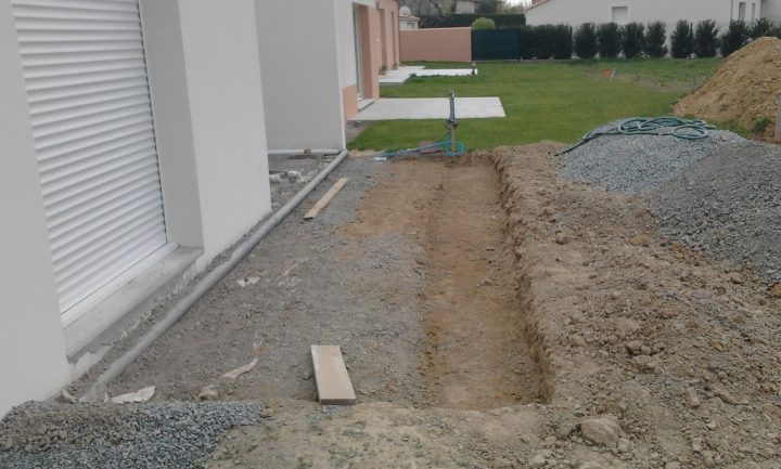 Terrasse En Bois : Etape N°1 – Préparation Du Sol – Mornet serapportantà Eau Stagnante Dalles Sur Plots