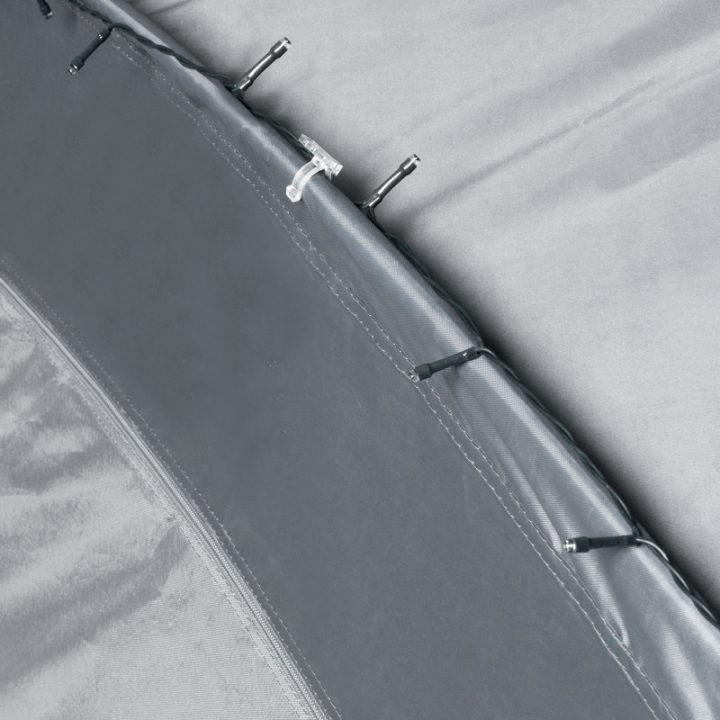 Tonnelle Dôme Led Gris Anthracite 3,5M | Id Market pour Rideaux 3.5M