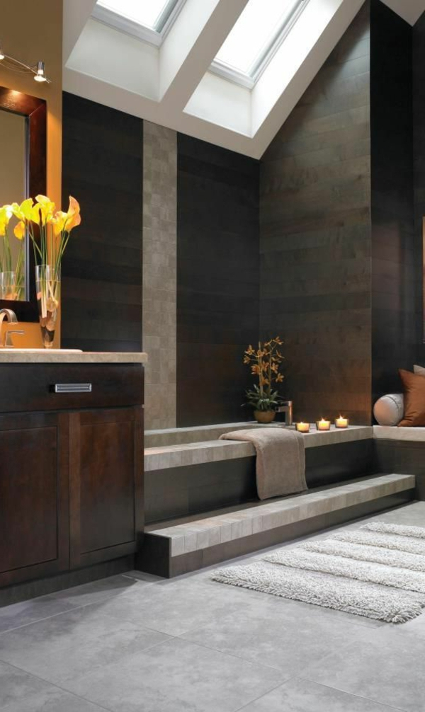 Voici Les Plus Belles Salles De Bain En 55 Photos! encequiconcerne Voici La Grande Sall