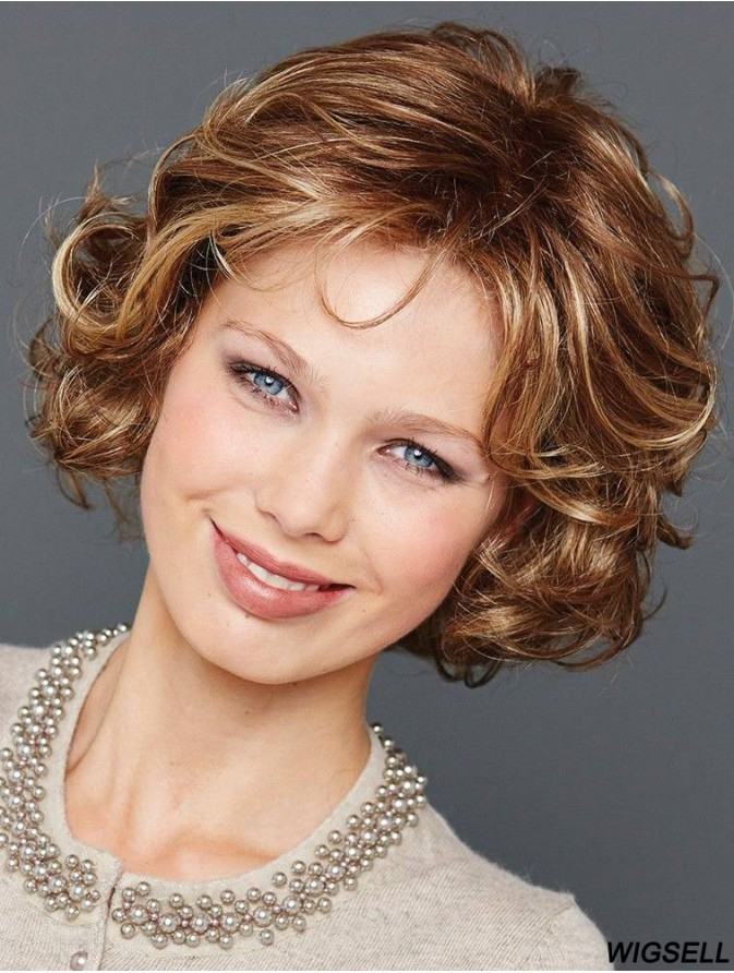 Wavy Brown Hairstyles Chin Length Classic Wigs tout Chin Length Hair For Thick Wavy Hair