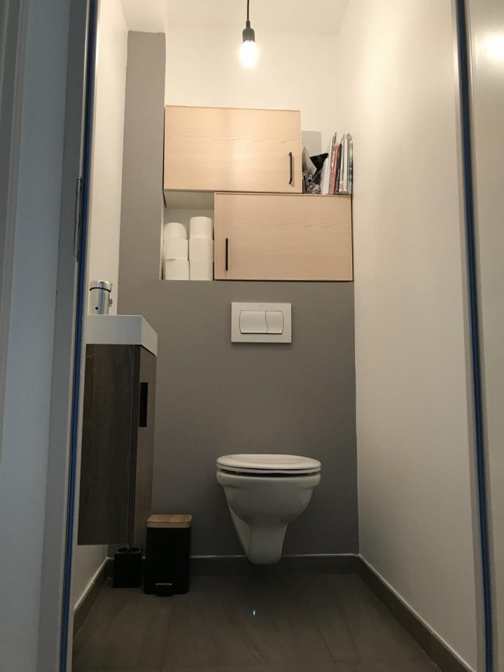 meuble pour toilette suspendu