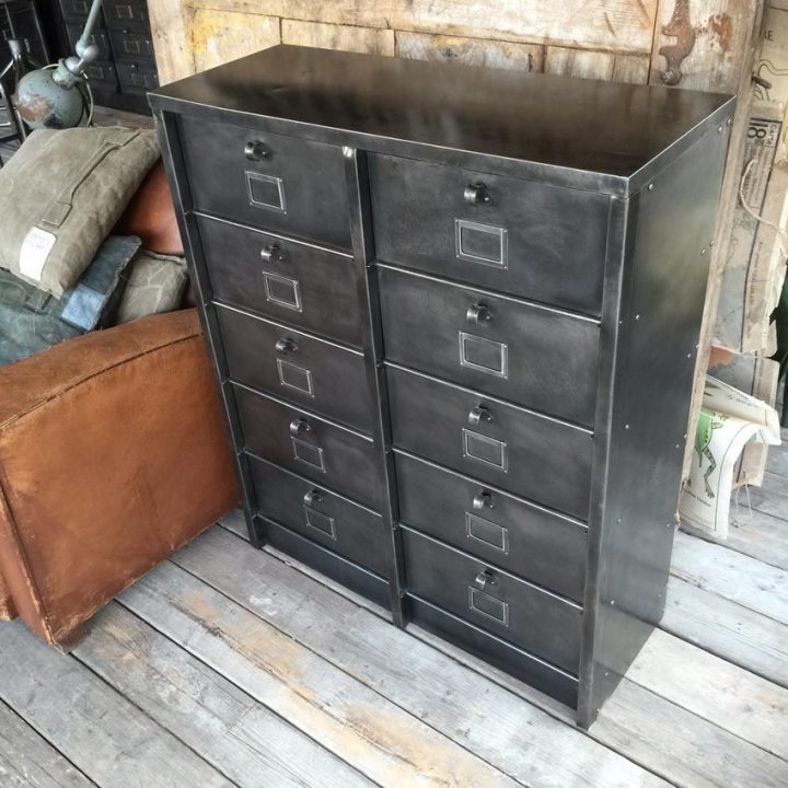 petit meuble rangement industriel