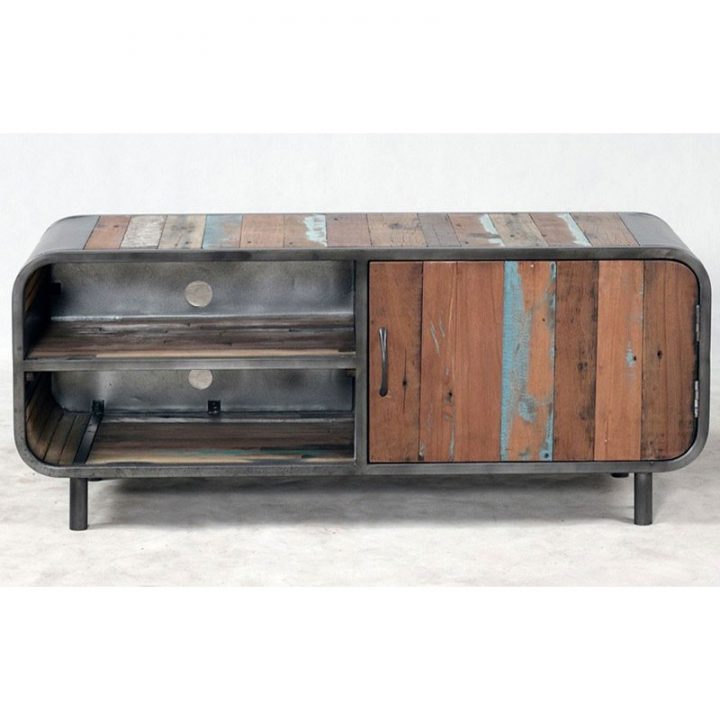 meuble tele fer et bois meuble tele fer et bois