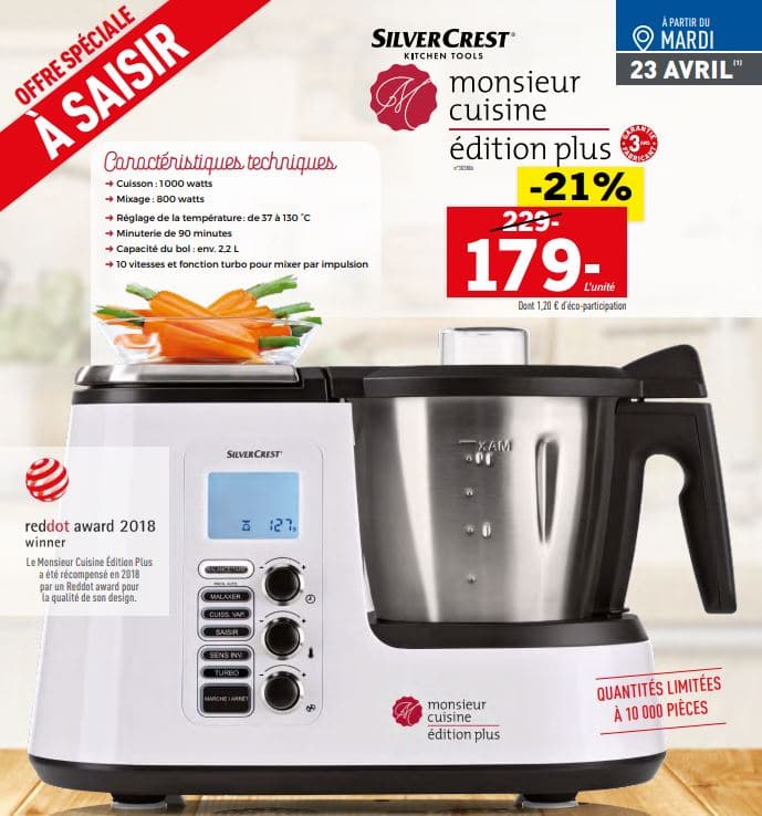 application lidl monsieur cuisine
