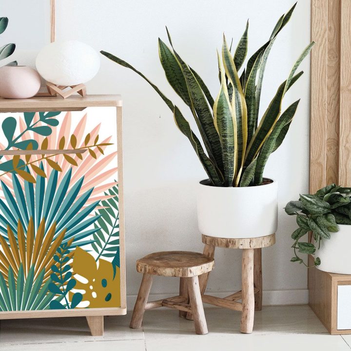 recouvrir meuble avec papier adhésif