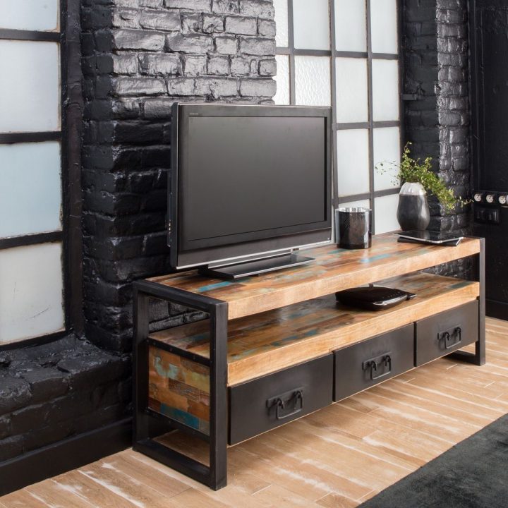 meuble télévision en bois