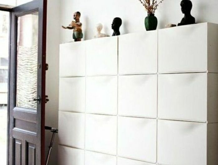 meuble chaussure couloir etroit