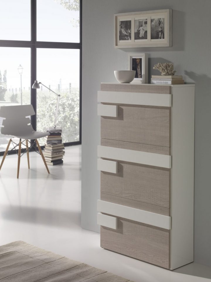 meuble chaussure miroir conforama