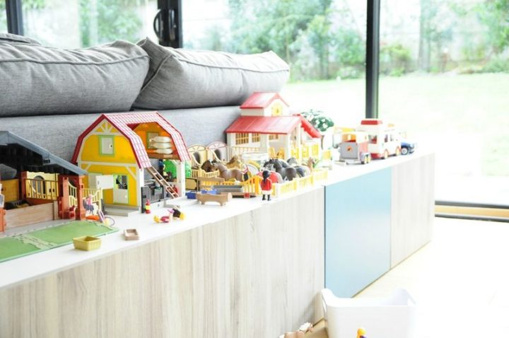 meuble rangement jouet salon