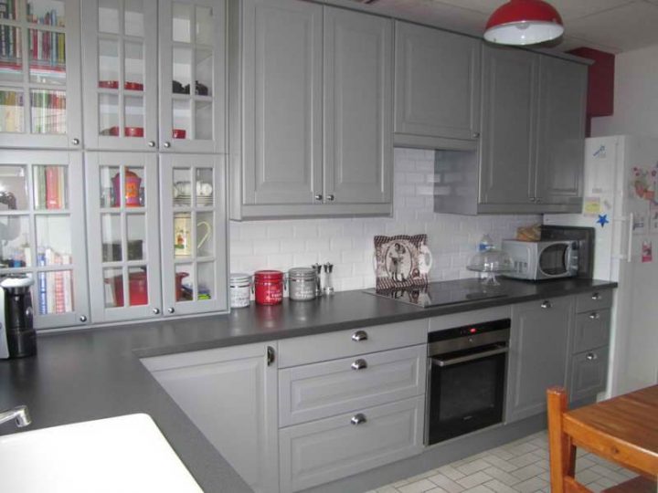 cuisine meuble jusqu’au plafond