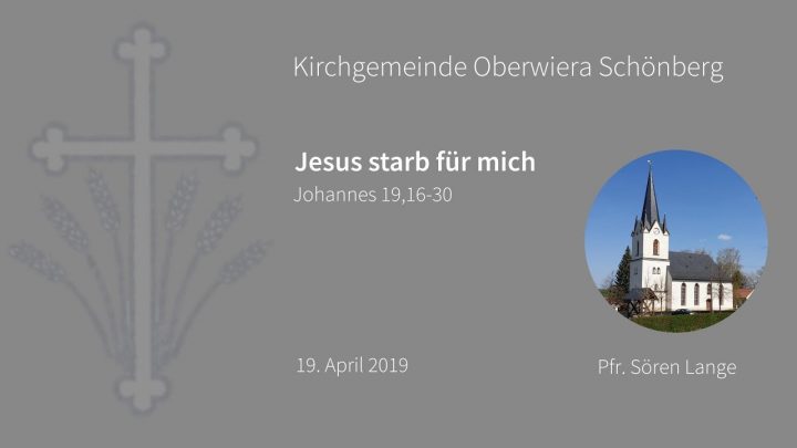 jesus starb für mich jesus starb für mich