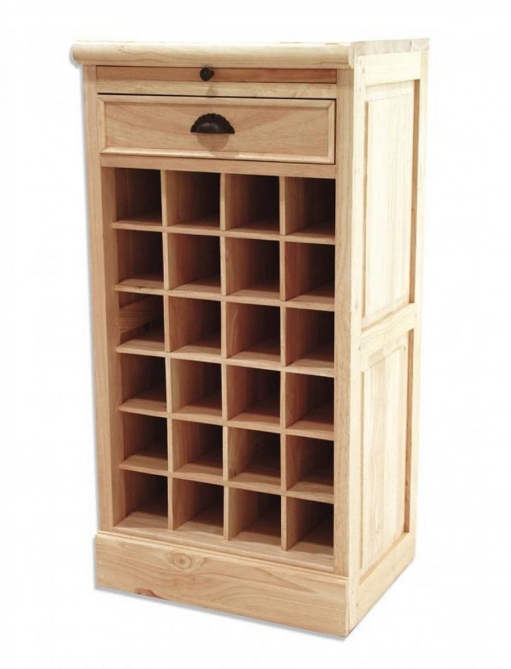 meuble range bouteille bois
