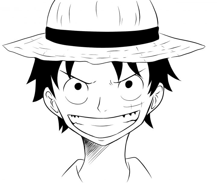 Dessin Luffy Facile Luffy est un personnage très puissant et populaire dans les séries manga et anime