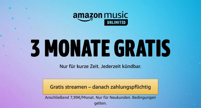 amazon music unlimited aktionscode bestandskunden 2021