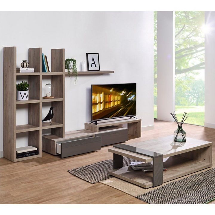 table basse et meuble tv assortis