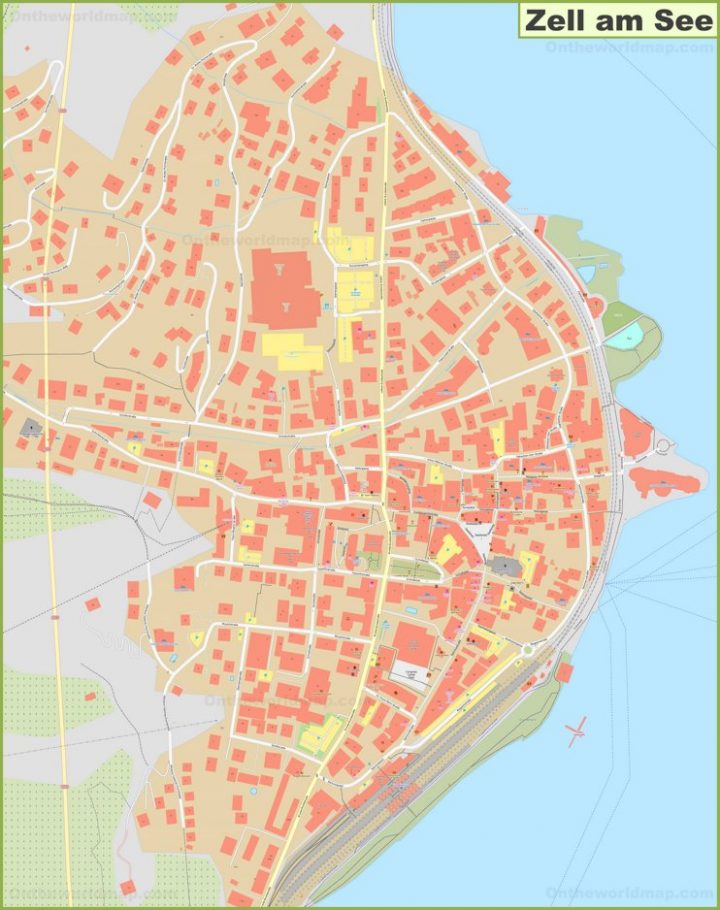 zell am see map zell am see map