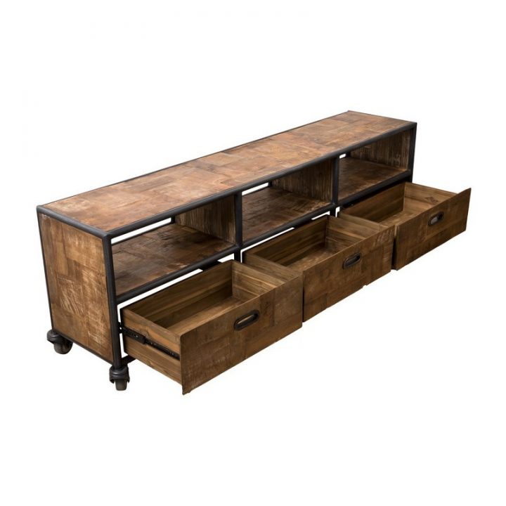 meuble tv à roulettes