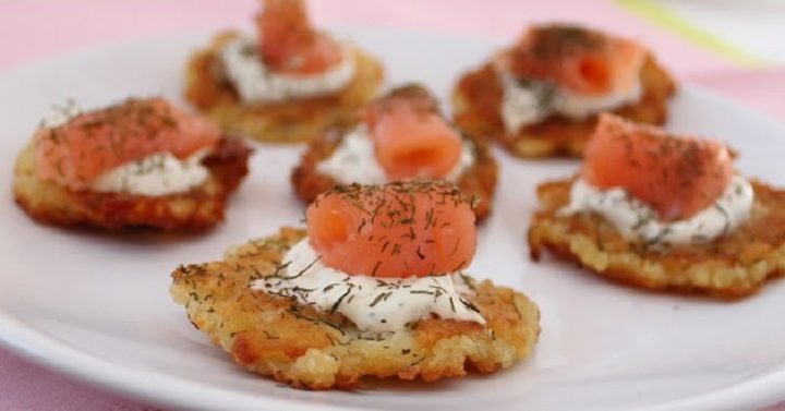 kartoffelpuffer mit lachs und frischkäse kartoffelpuffer mit lachs und frischkäse