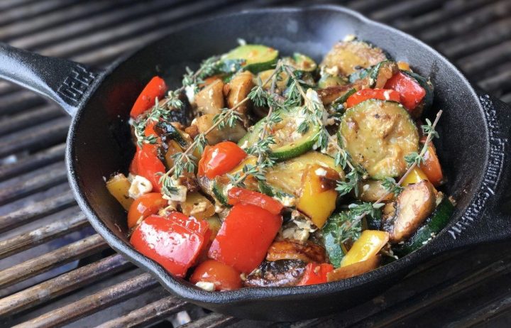 grillgemüse in der pfanne grillgemüse in der pfanne