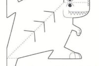 t-rex basteln vorlage t-rex basteln vorlage