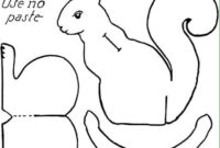bastelvorlage eichhörnchen bastelvorlage eichhörnchen