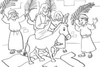 palmsonntag ausmalbild palmsonntag ausmalbild
