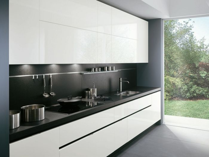 meuble cuisine blanc laqué meuble cuisine blanc laqué