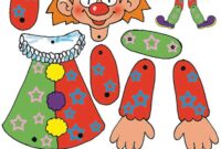 clown bastelvorlage pdf clown bastelvorlage pdf