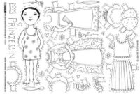 anziehpuppen zum ausmalen