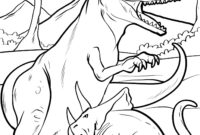 tyrannosaurus rex ausmalbild