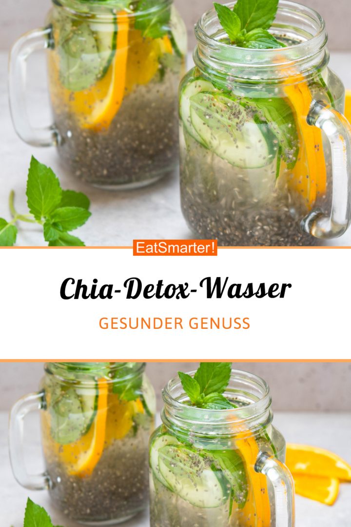 wasser mit zitrone und minze