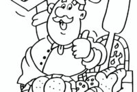 bäcker ausmalbild bäcker ausmalbild