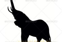 elefanten silhouette elefanten silhouette