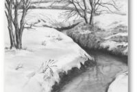 landschaft gezeichnet