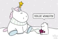 frohe weihnachten einhorn frohe weihnachten einhorn