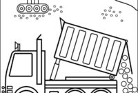 kipplaster ausmalbild kipplaster ausmalbild