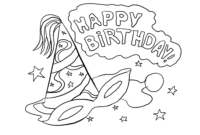 happy birthday zum ausmalen happy birthday zum ausmalen