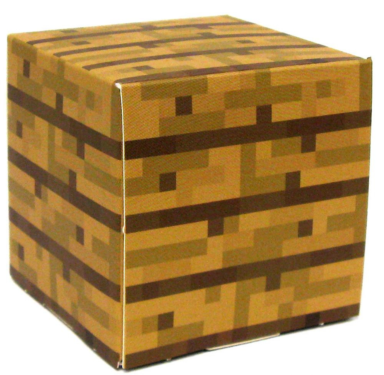 Minecraft Wooden Plank Block Papercraft Single Piece Jazwares - ToyWiz
