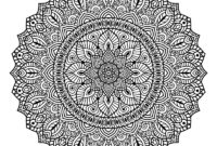ausmalbilder mandala schwierig