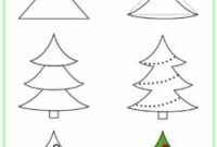 tannenbaum zeichnung einfach