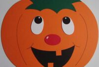 fensterbilder basteln kürbis basteln