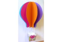 heißluftballon basteln vorlage heißluftballon basteln vorlage